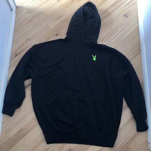oversized playboy hoodie